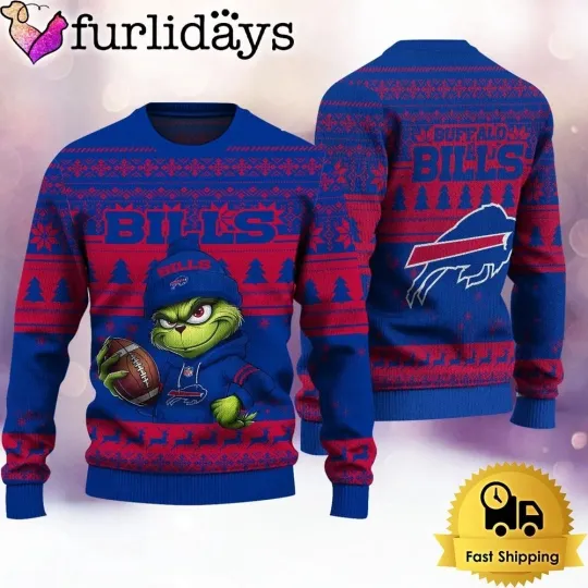 Discover Buffalo Football Billss Team Knitted Sweater Football Season Ugly Sweatshirt