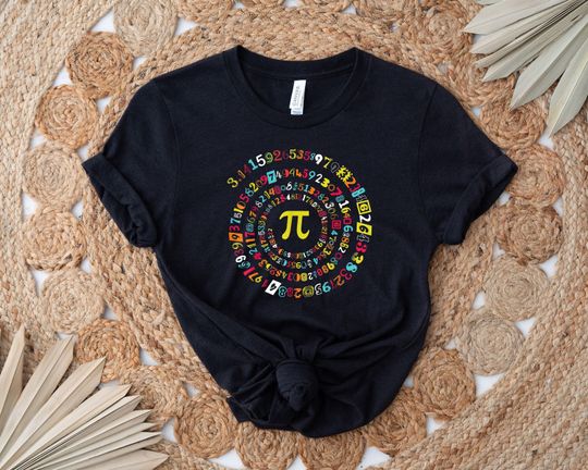 Discover Pi Day Shirt, Happy Pi Day Shirt, Math Shirt, Math Lover Shirt, Gift For Math Teacher, Teacher Shirt, Pi Symbol Shirt, Pi Number Shirt