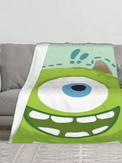Disney Mike Wazowski Warm Fleece Blanket