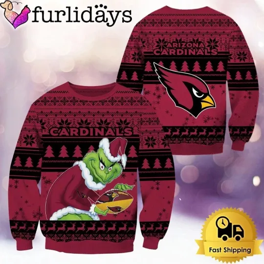 Discover Arizonna Football Cardinalss Team Sweater Football Season Ugly Sweatshirt