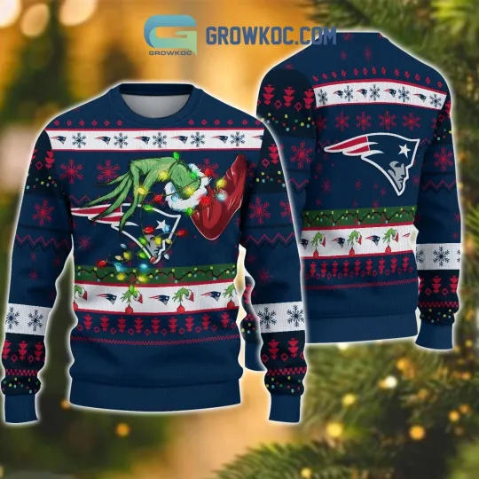 Discover New England Football Patriotss Team Sweater Football Season Ugly Sweater