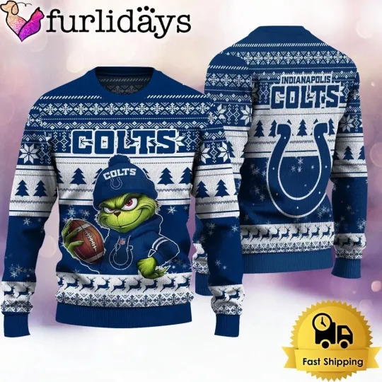 Indianapolis Football Coltss Team Sweater Football Season Ugly Sweater