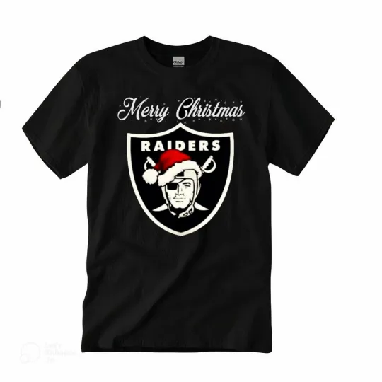 Merry Christmas Las Vegas Raiders T- Shirt, Xmas Gift