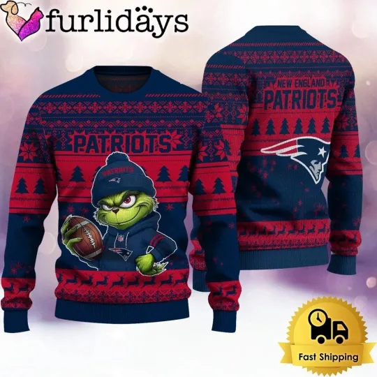 Discover New England Football Patriotss Team Sweater Football Season Ugly Sweater