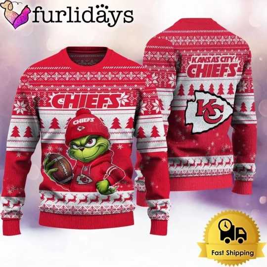 Kansas City Football Chiefss Team Sweater Football Season Ugly Sweater