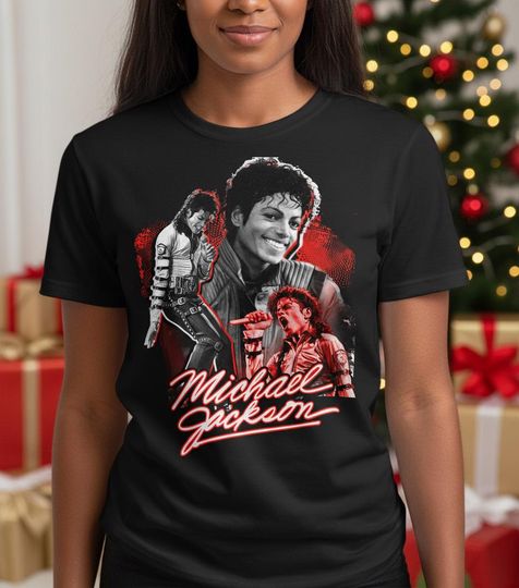 Discover Michael Jackson Tee | Vintage Pop Icon Shirt