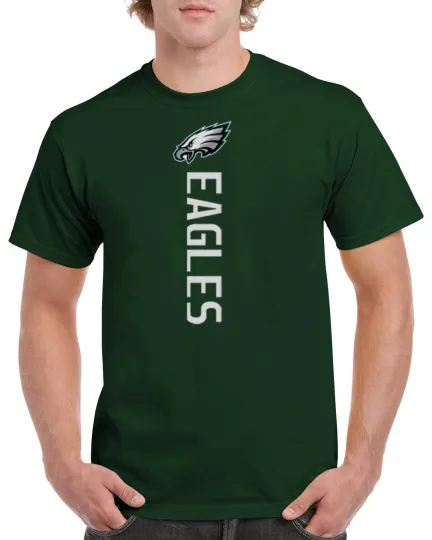 Discover Philadelphia Eagles Vertical T-Shirt with Graphic Design