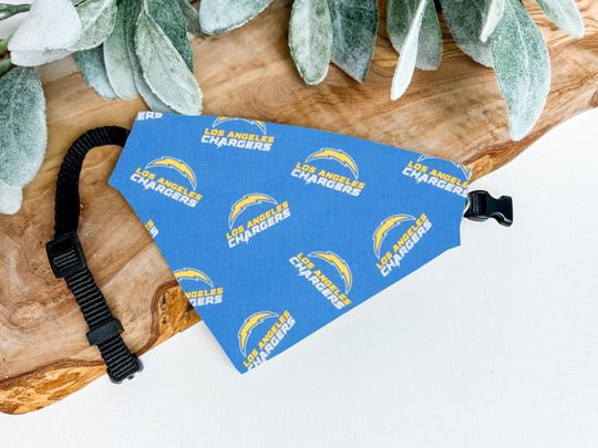 Discover Chargers Dog Bandana Gift For football Fan Over the Collar Football Dog Bandana Sports Team Dog Bandana football Cat Bandana Chargers Pet Clothes