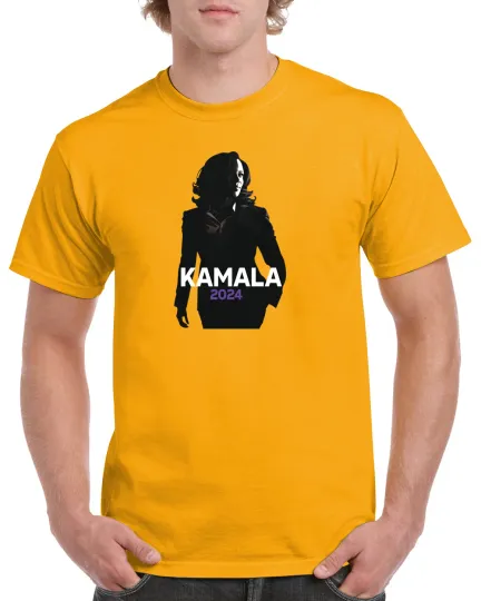 Discover Kamala Harris Silhouette T-Shirt 2024 Election Campaign Presidential Suit