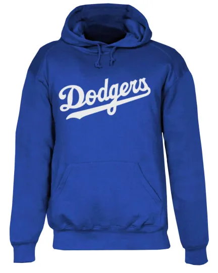 Los Angeles Dodgers Wordmark Hoodie Sweatshirt Men’s Baseball LA Hooded Top