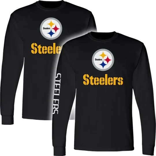 Discover 3D Long Sleeve T-Shirt Pittsburgh Steeler Football PIT Pitt