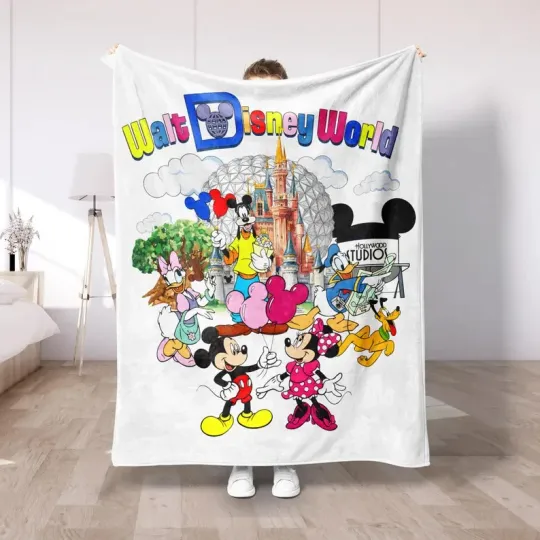 Discover Walt Disney World Fleece Blanket, Theme Park