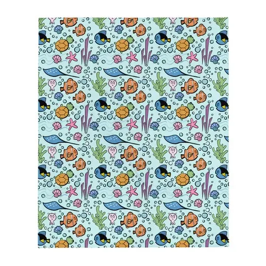 Discover Finding Nemo Blanket Disney Holiday DisneyFriends Fleece Blanket