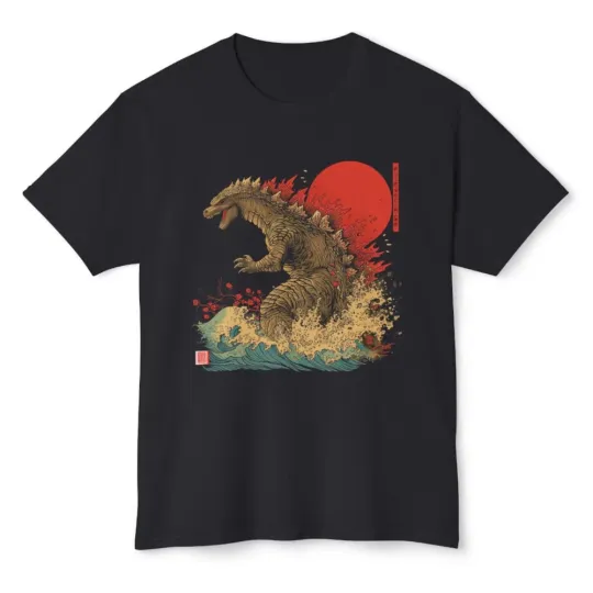 Discover god zilla Retro T-Shirt for Men, Women