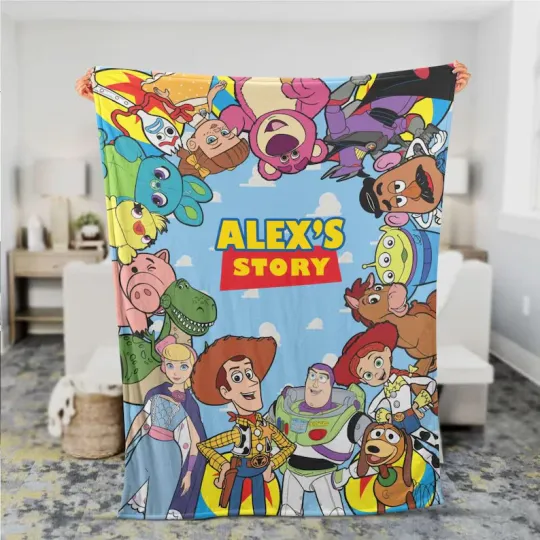Discover Personalized Disney Toy Story Fleece Blanket