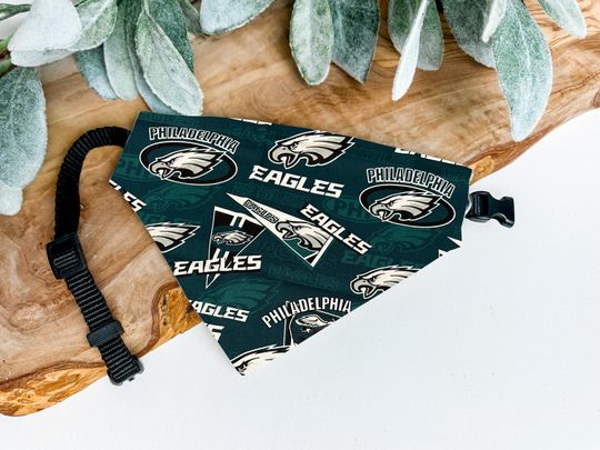 Discover Philadelphia Eagles Dog Bandana - Over the Collar football Pet Bandana for Eagles Fans - Stylish Eagles Accessory for Dogs - Eagles Dog Clothes