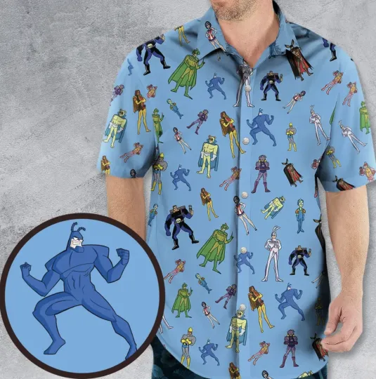 Discover The Tick N Friendss Hawaiian Shirt, Unisex Adult, Full Size S-5Xl