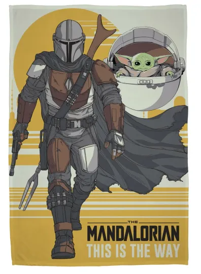 Discover Disney CStar Wars Mandalorian Mando Fleece Blanket Bed Throw Matches Bedding Bab