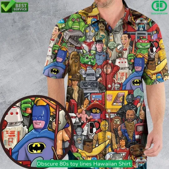 Discover Obscure 80S Toy Lines Hawaiian Shirt Size S-5Xl