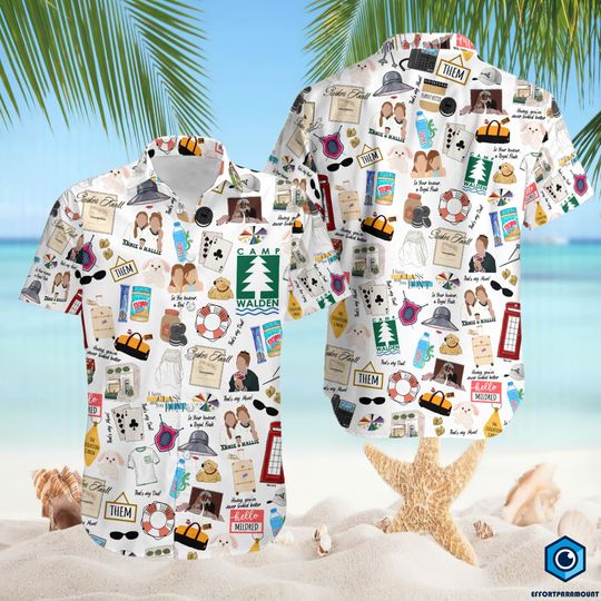 Discover Camp Walden The Parent Trap Hawaiian Shirt, Camp Walden Fencing Club, Hallie Annie Parker Birthday Gift Camp Walden Vacation Hawaiian Shirts