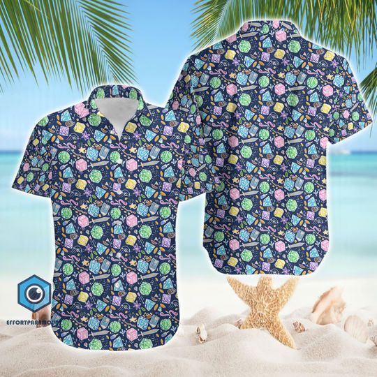 DnD Hawaiian Shirt, Dungeons Dragons Hawaii Shirt, DnD Video Game Shirt
