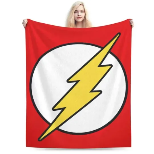 Discover The Flash Movie Characters Blanket Superhero Disney Marvel Fleece Blanket
