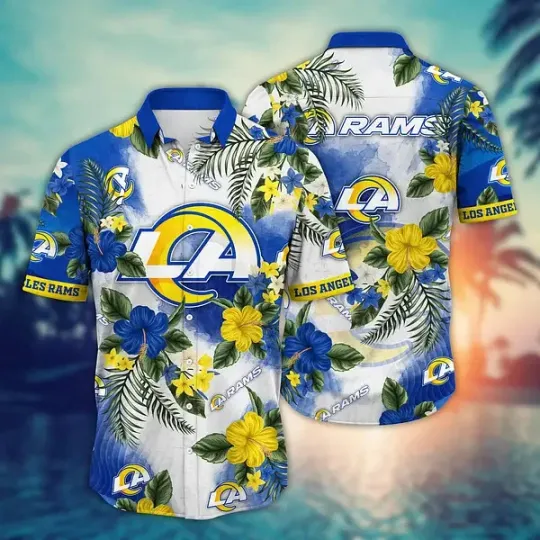Discover Los Angeles Football Hawaiian Shirt Daylighttime Aloha Shirt