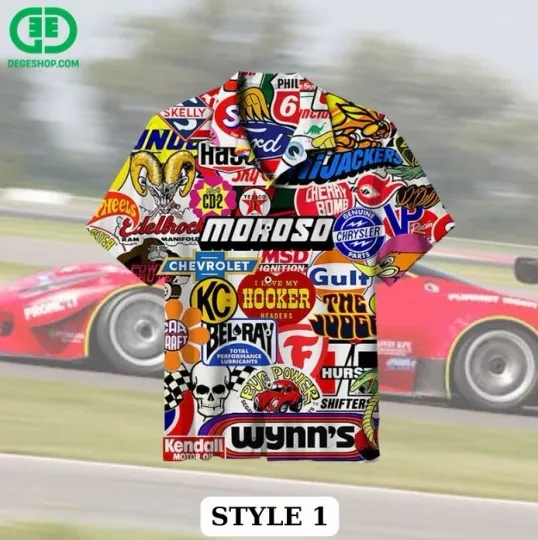 Discover New Racing Car Label Hawaiian Shirt For Fans