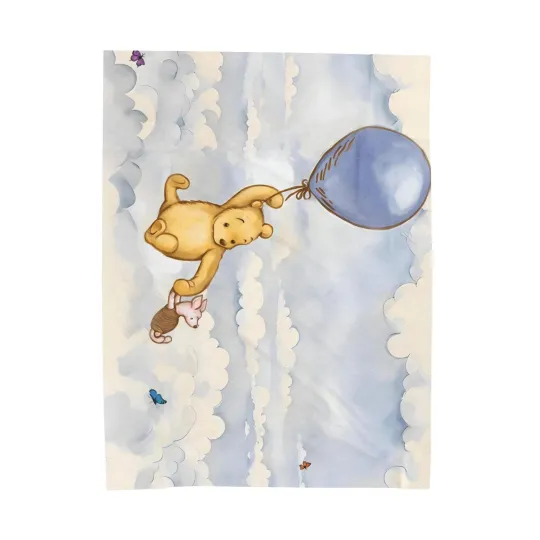 Discover Winnie The Pooh Blanket | Plush Disney Fleece Blanket, Fleece Blanket
