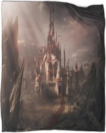Discover Castle Alice In Wonderland Disney Princess Gifts Fleece Blanket