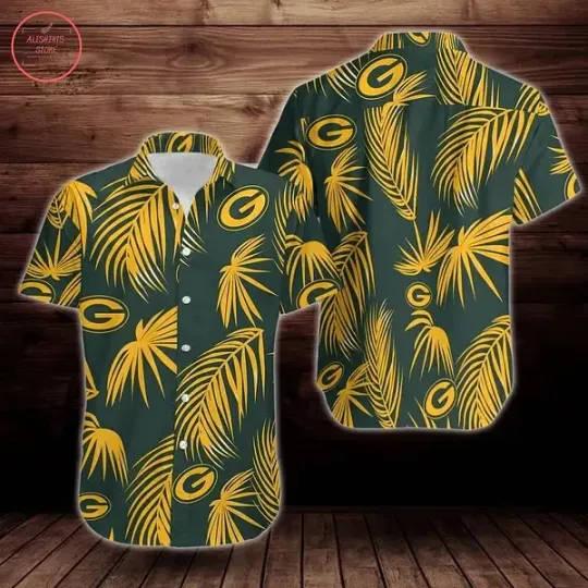 Discover Floral Pattern Honoring The Green Bay Football Hawaiian Shirt