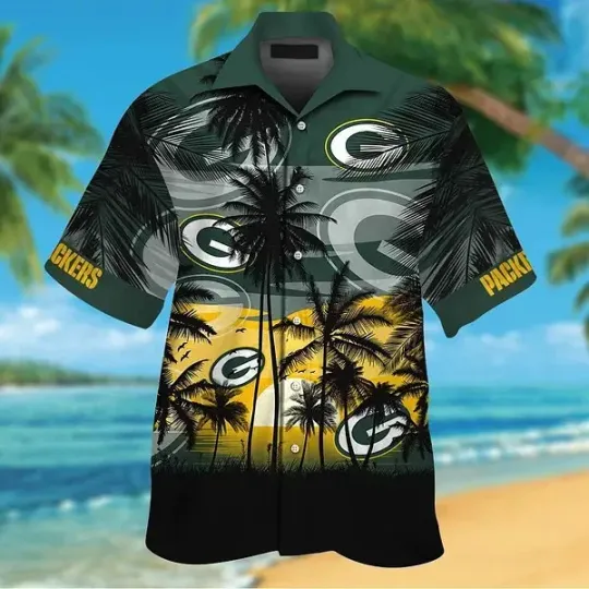 Discover Green Bay Football Tropical Hawaiian Shirt Unique Design