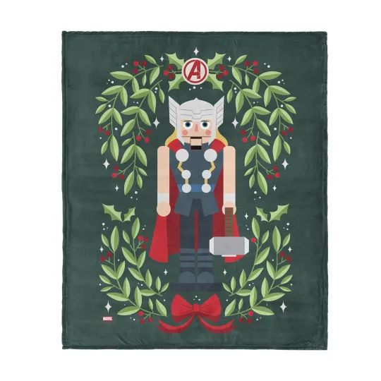 Discover Marvel Thor Nutcracker SuperHero Disney Fleece Blanket