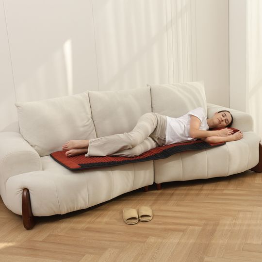 Discover Luxuryade D148 Amethyst Jade Pemf Mat Far Infrared Bio Therapy Heating Mattress Crystal Tourmaline Massage Cushion