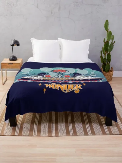 Discover Disney The Wonder Magic Ship Cozy Fleece Blanket