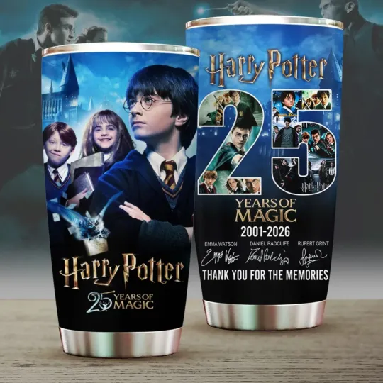 Discover Harry Poter 25th Anniversary Tumbler Cup