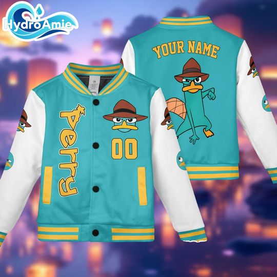 Custom Perry the Platypus Varsity Jacket