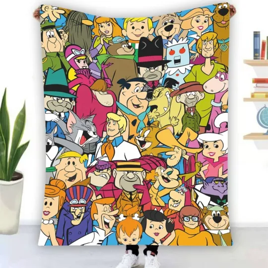 Discover Hanna-Barbera Fleece Blanket, Gift for Kid