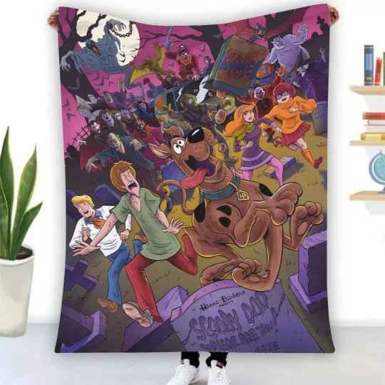 Scooby-Doo, Where Are You Fleece Blanket, Gift for Kid