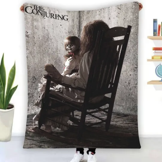 Discover The Conjuring Scary Movies Fleece Blanket, Gift for Kid