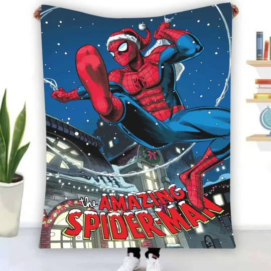 Discover The Amazing Spider-Man Fleece Blanket, Gift for Kid
