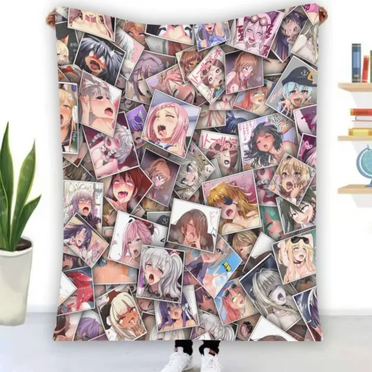 Discover Anime Fleece Blanket, Gift for Kid