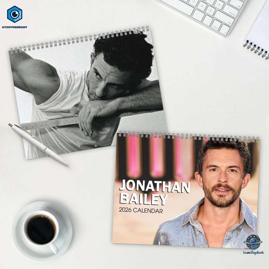 Discover Jonathan Bailey 2026 Calendar | 2026 Wall Calendar | Gift for Fans | Jonathan Bailey 2026 Wall Calendar