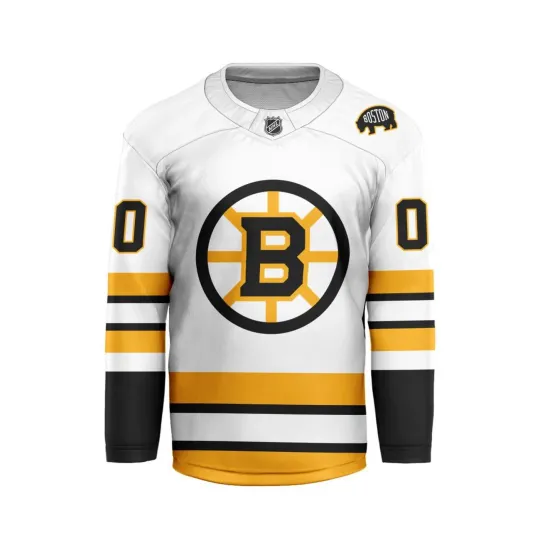 Personalized Boston Bruins 2025/2026 Away Hockey Jersey Men's Fan Apparel