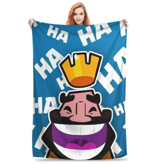 Discover Clash Royale Plush Flannel Blanket Soft Warm Perfect Gift For Kids Adults