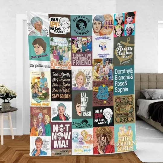 Discover Stay Golden Fleece: Stay Golden Sherpa Blanket Perfect Xmas Birthday Gift