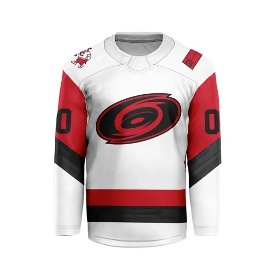 Discover Personalized Carolina Hurricanes 2025 White Men's Hockey Jersey