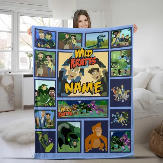 Discover Personalized Wild Kratts Blanket, Wild Kratts Blanket, Wild Kratts Cartoon