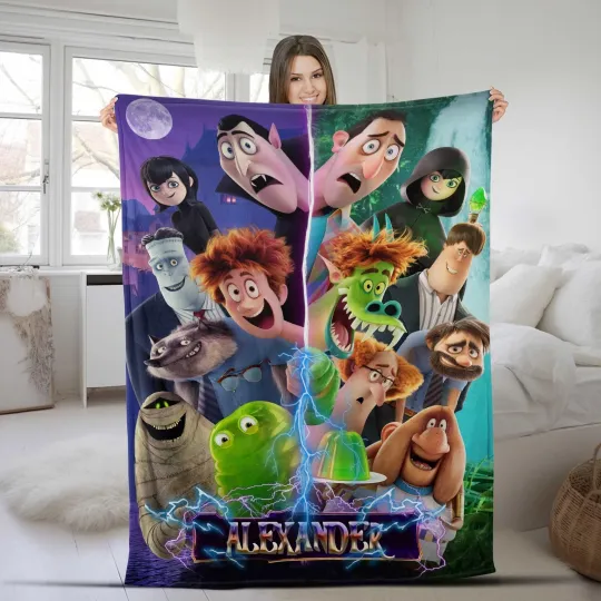 Personalized Hotel Transylvania Blanket/Hotel Transylvania Blanket/Dracula