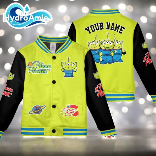 Discover Personalized Alien Varsity Jacket, Toy Story Baseball Jacket